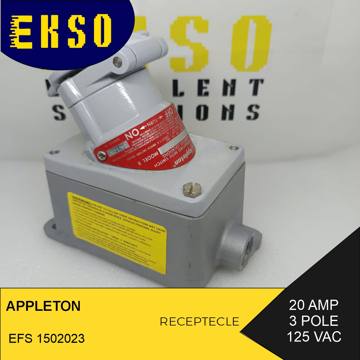 appleton, efs1502023 receptacle