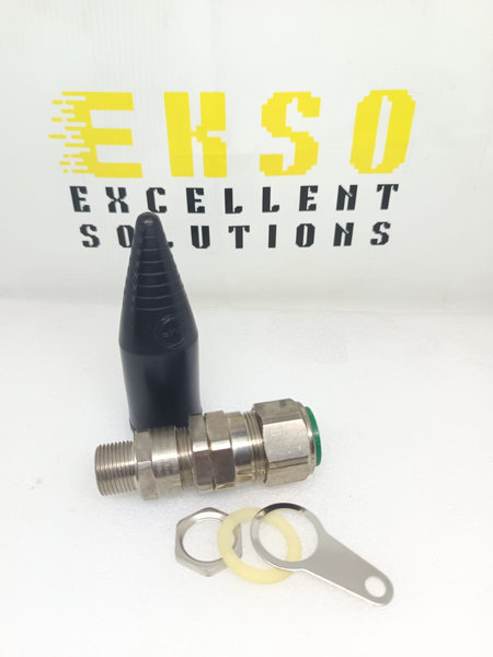 CMP, 20S E1FW M20 BRASS NICKEL PLATED CABLE GLAND M20