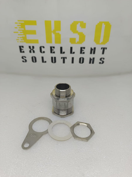 CMP, 25 A2 M25 BRASS NICKEL PLATED CABLE GLAND M25 (25A21RA5)