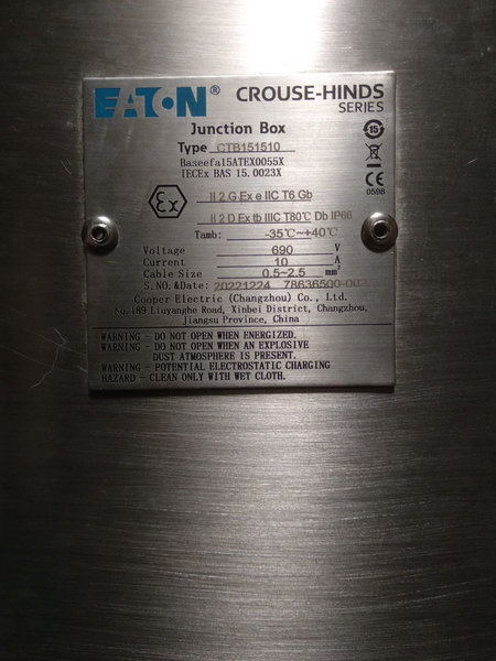 CROUSE-HINDS, NXTS13030203 SS316L