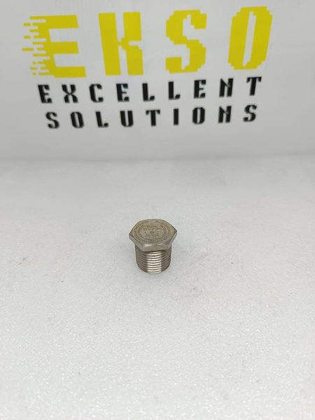 CROUSE-HINDS, CYA4200YXN BRASS NICKEL PLATED PLUG 12 INCH