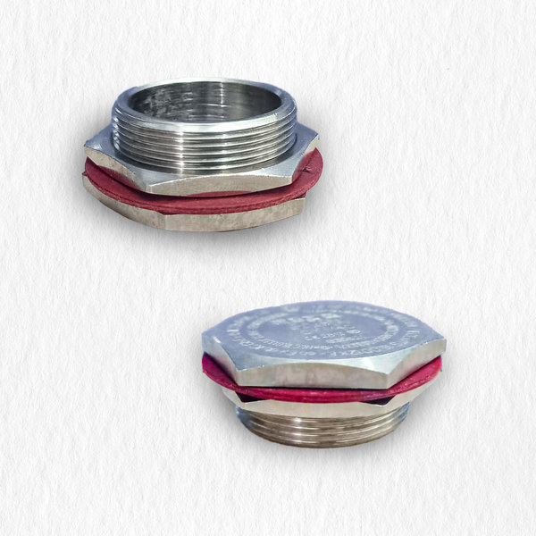 CROUSE-HINDS, CYA1500YXN BRASS NICKEL PLATED PLUG M40