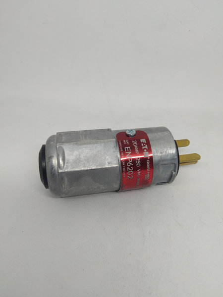 Eaton Crouse-Hinds ENP6202. Explosionproof Plug, 250 Volt AC, 50 to 400 Hertz, 20 Ampere