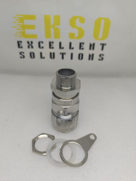 HAWKE, 151 RAC B M25 BRASS NICKEL-PLATED CABLE GLAND