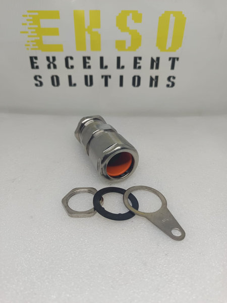 HAWKE, 153 RAC B M25 BRASS NICKEL-PLATED CABLE GLAND