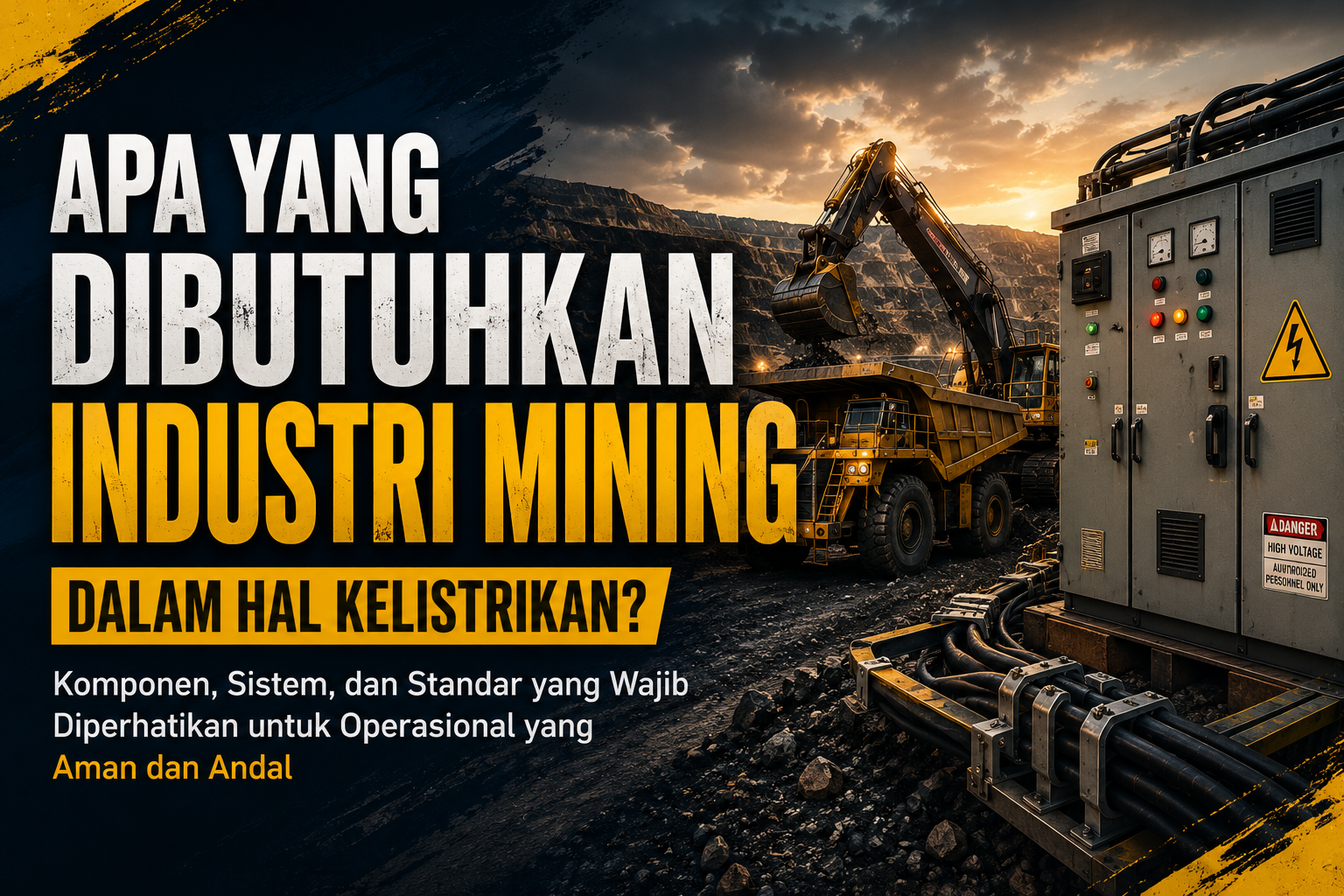 Apa yang Dibutuhkan Industri Mining dalam Sistem Kelistrikan? Panduan Lengkap untuk Operasional yang Aman dan Andal