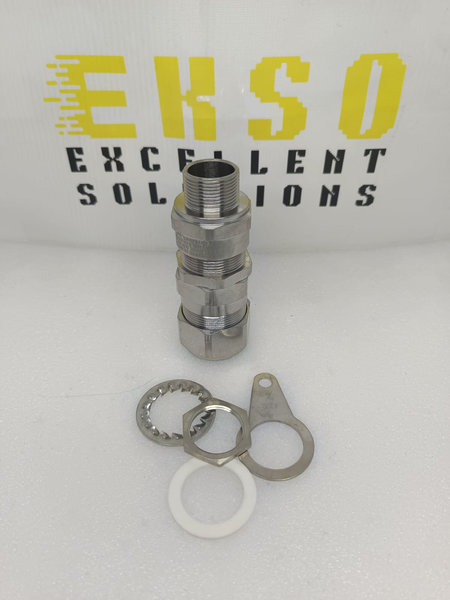 CMP-UK 25E1FW M25 CML (25E1FW1RA5) BRASS NICKEL PLATED CABLE GLAND M25