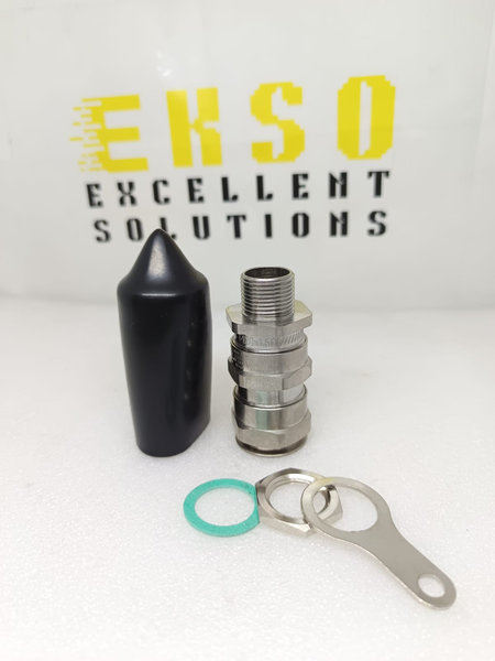 CROUSE-HINDS, ADE4M203NPNK2 BRASS NICKLE-PLATED CABLE GLAND M20